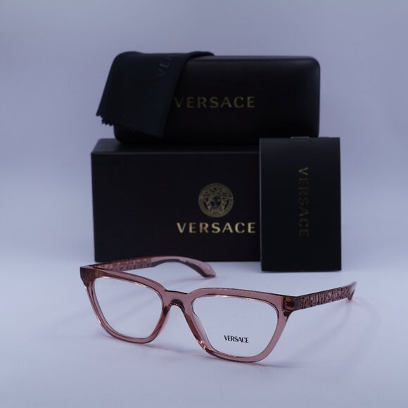 Versace VE3352U 5322 Cat Eye Eyeglasses 53mm – Peach - Picture 1 of 9